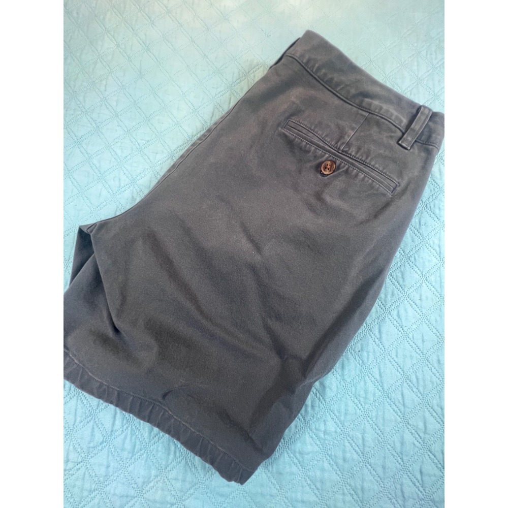 Bonobos Mens Washed Chino Shorts Dark Gray Charcoal Size 36 7 Inch Inseam